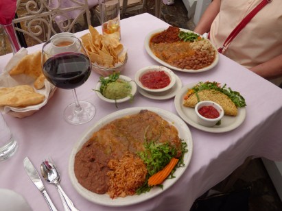 Lunch at Rancho de Chimayo.