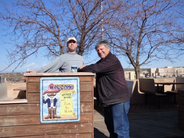 Friends made at the Santa Fe International Hostel.
