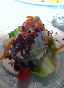Wedge salad at The Bull Ring.